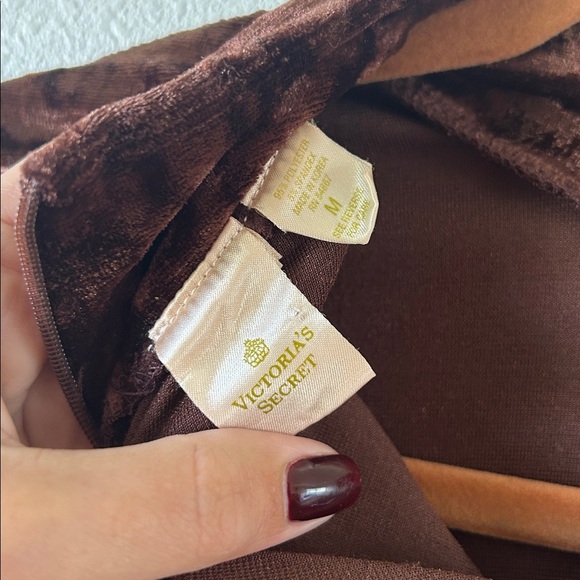 Vintage Victoria's Secret Chocolate Velvet Bodysuit - Picture 6 of 6